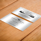 Make-up Artist Lashes Platinum Glitter + Zilveren  Visitekaartje