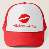 Make-up Artist Lip Print Trucker Pet (Voorkant)
