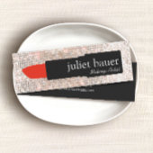 Make-up artist Lipstick Beauty Mini Visitekaartje