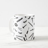 Make-up artist, mascara, lippen, lippenstift, wimp koffiemok (Voorkant links)