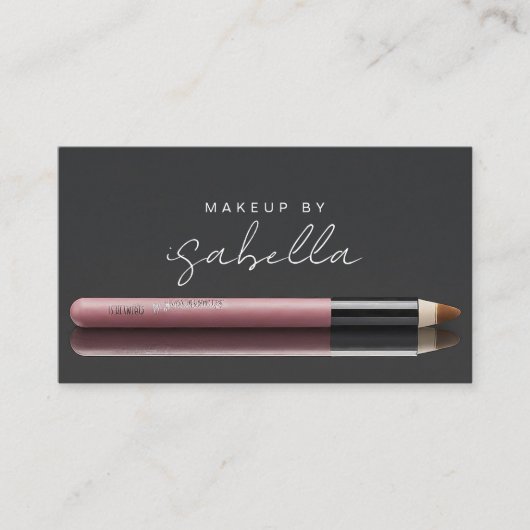 Make-up Artist QR Code Visitekaartje (Voorkant)