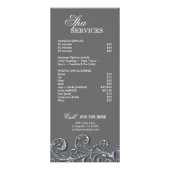 Make-up Artist Rack Kaart Nail Salon Zilver (Achterkant)