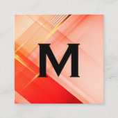 Make-up Artist Rood Roze Goud Achtergrond Vierkante Visitekaartje (Voorkant)