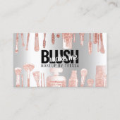 Make-up Artist Roos Glitter + Metallic Platina Ice Visitekaartje (Voorkant)