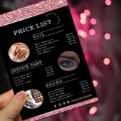 Make-up Artist Roos Gold Glitter flyer