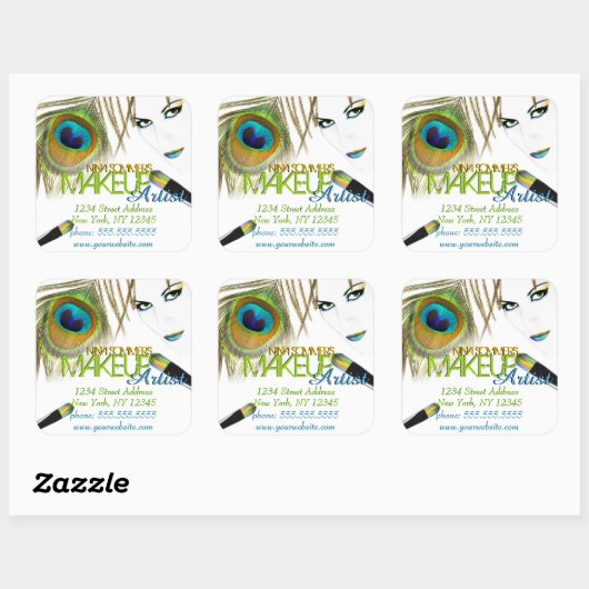 Make-up Artist Stickers (Vel)