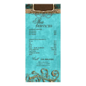 Make-up Artist Tanning Mode Nail Salon Glitter Reclamekaart (Achterkant)