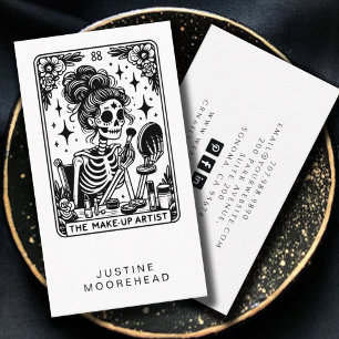 Make-up Artist Tarot Theme Visitekaartje