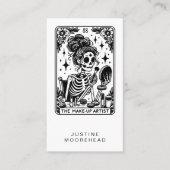 Make-up Artist Tarot Theme Visitekaartje (Voorkant)