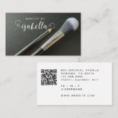 Make-up Artist Tools QR Code Visitekaartje (Voorkant / Achterkant)