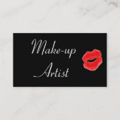 make-up Artist Trendy Lips I Visitekaartje (Achterkant)