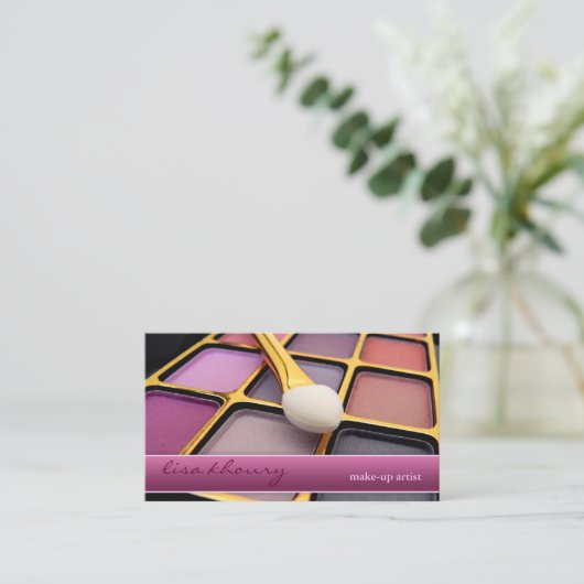 Make-up Artist Visitekaartje (Staand voorkant)