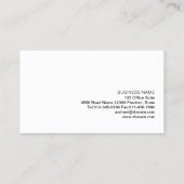 Make-up Artist Visitekaartje Kleurrijke oogschaduw (Achterkant)