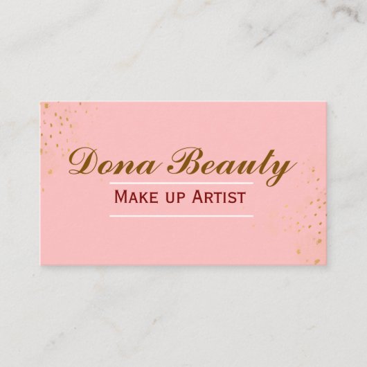 Make-up artist Visitekaartjes (Voorkant)