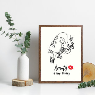 Make-up Artist Wall Art, schoonheidssalon voor sch Poster