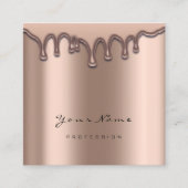 Make-up Artist Wenkbrauw Wax Lash Glitter Huiddrup Vierkante Visitekaartje (Voorkant)