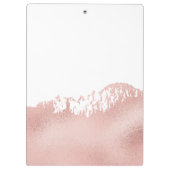 Make-up artist wimpers ogen Roos gouden glitter Klembord (Achterkant)