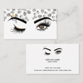 Make-up artist Wink Eye Beauty Salon Diamonds Visitekaartje (Voorkant / Achterkant)