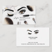 Make-up artist Wink Eye Beauty Salon Visitekaartje (Voorkant / Achterkant)