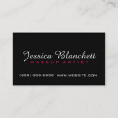 Make-up artistieke Cosmetology Salon Beauty Busine Visitekaartje (Achterkant)