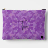 Make-up Bag Purple Camouflage HAMbyWG Etui (Voorkant)