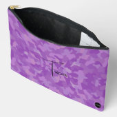 Make-up Bag Purple Camouflage HAMbyWG Etui (Open)