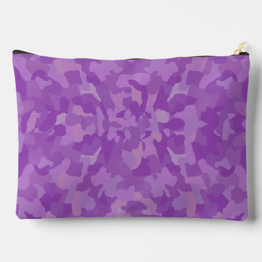 Make-up Bag Purple Camouflage HAMbyWG Etui (Achterkant)
