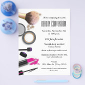 Make-up & Beauty Chic Glam Evenement Flyer Poster (Enkel)