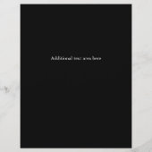 Make-up & Beauty Chic Glam Event Flyer Poster (Achterkant)