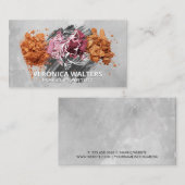 Make-up beauty Logo | Cosmetica Klantenkaartje (Voorkant / Achterkant)