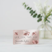 Make-up Beauty Roos Gold Eyes Credit Kaart Visitekaartje (Staand voorkant)