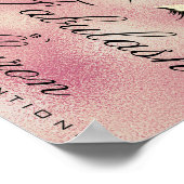 Make-up Beauty Salon Naam Glitter Sharon Roos Poster (Hoek)