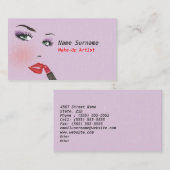 make-up Beauty Salon Visitekaartje (Voorkant / Achterkant)