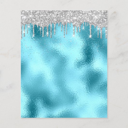 Make-up Beauty SilverOcean Glitter Prijslijst Wimp Flyer (Achterkant)