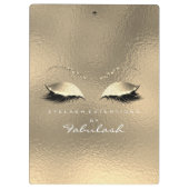 Make-up Beauty Studio Lashes Goud Wit Klembord (Achterkant)