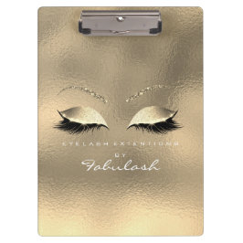 Make-up Beauty Studio Lashes Goud Wit Klembord
