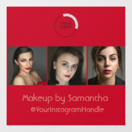 Make-up Bedrijfsraamfolie Raamsticker