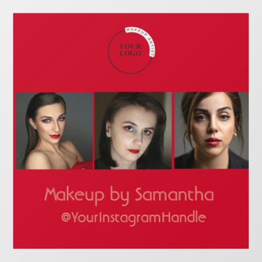 Make-up Bedrijfsraamfolie Raamsticker (Vel)