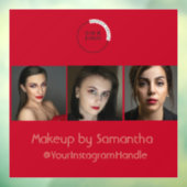 Make-up Bedrijfsraamfolie Raamsticker (Vel 3)