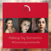 Make-up Bedrijfsraamfolie Raamsticker (Vel 2)