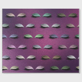 Make-up Blush Eyes Lavanda Glas Plum Glitter Wimpe Cadeaupapier (Vlak)