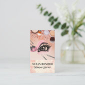 Make-up borstels en foundation | Oogwimpers Afsprakenkaartje (Staand voorkant)