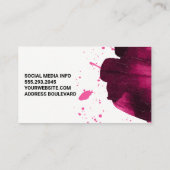 Make-up borstels en Kit | Brushed Foundation Visitekaartje (Achterkant)