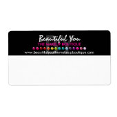 Make-up Boutique Custom Etiket (Voorkant)