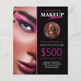 Make-up Classes Aangepaste flyer