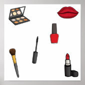make-up collectie poster (Voorkant)