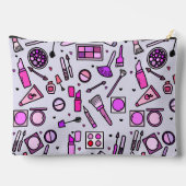 Make-up Cosmetica Illustratiepatroon Gepersonalise Etui (Achterkant)