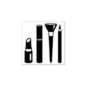 Make-up Cosmetica Lipstick Mascara Loyalty Kaart 1 Rubberstempel (Afrduk)