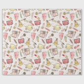 make-up Cosmetics Wrapping Paper Cadeaupapier (Vlak)