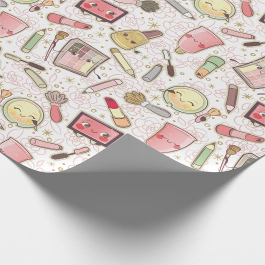 make-up Cosmetics Wrapping Paper Cadeaupapier (Hoek)